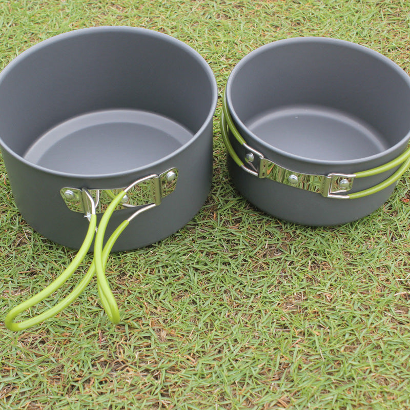 Portable Non-Stick Camping Cookware Set for 2-3 Persons by Arizona Desert Gear