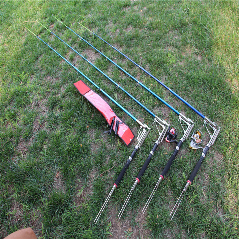 Automatic Spring Fishing Rod Holder Full Set Supplies by Arizona Desert Gear