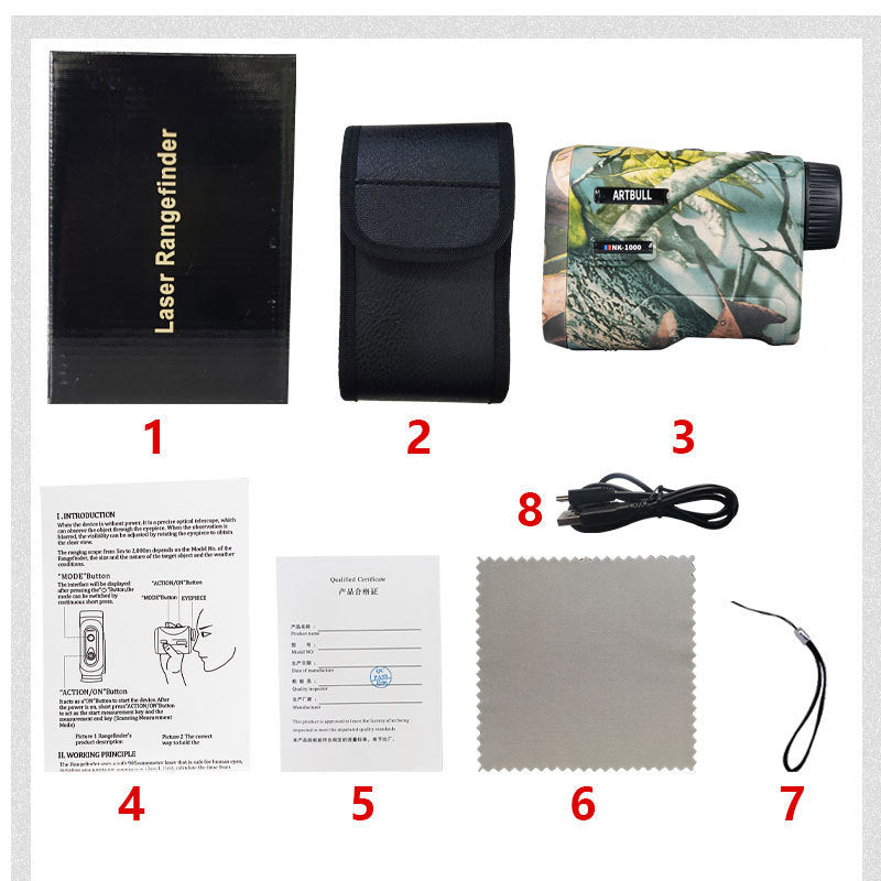 Camouflage Golf Hunting Rangefinder Telescope by Arizona Desert Gear