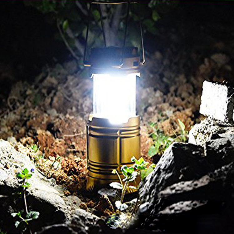 Solar Charging Telescopic Camping Lantern Tent Lamp by Arizona Desert Gear