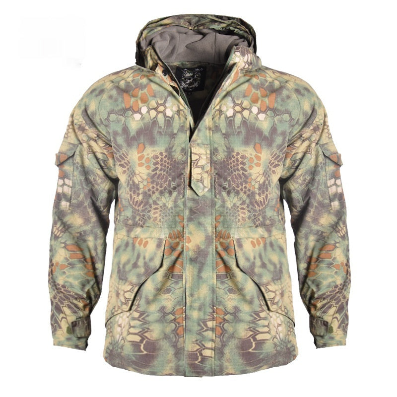 Men's Windproof Camouflage Tactical Fleece Jacket by Arizona Desert Gear