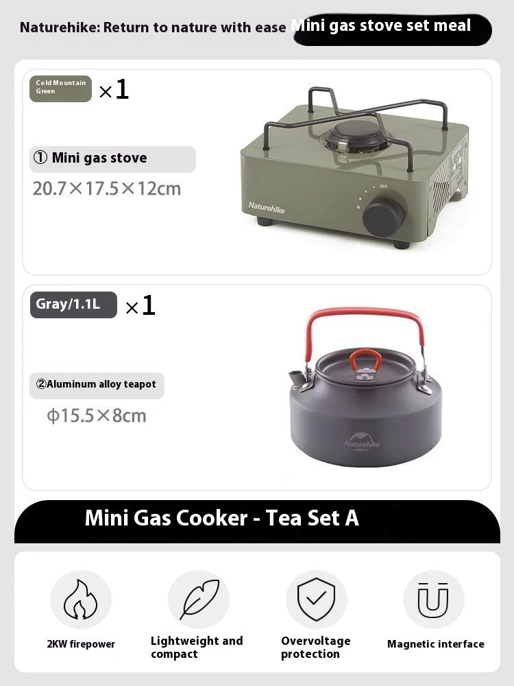 Portable Mini Camping Gas Stove by Arizona Desert Gear