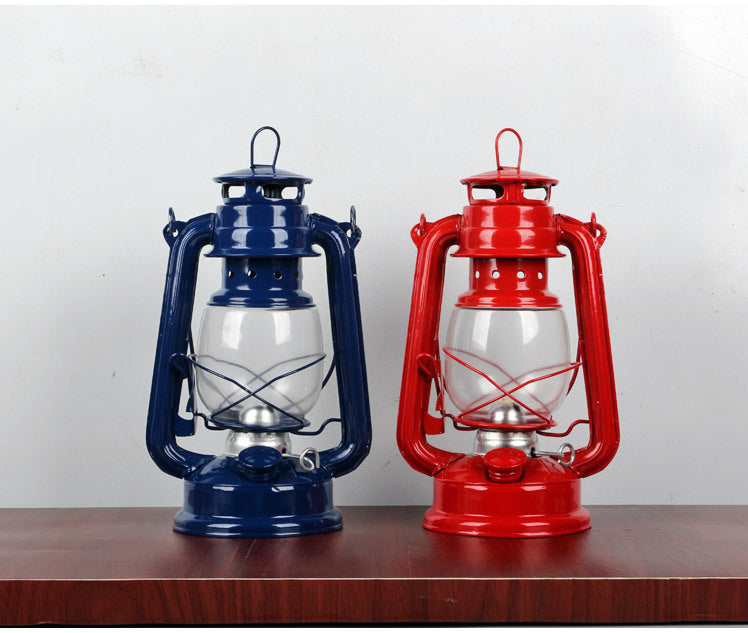 Retro Kerosene Lamp Iron Portable Tent Camping Lantern by Arizona Desert Gear