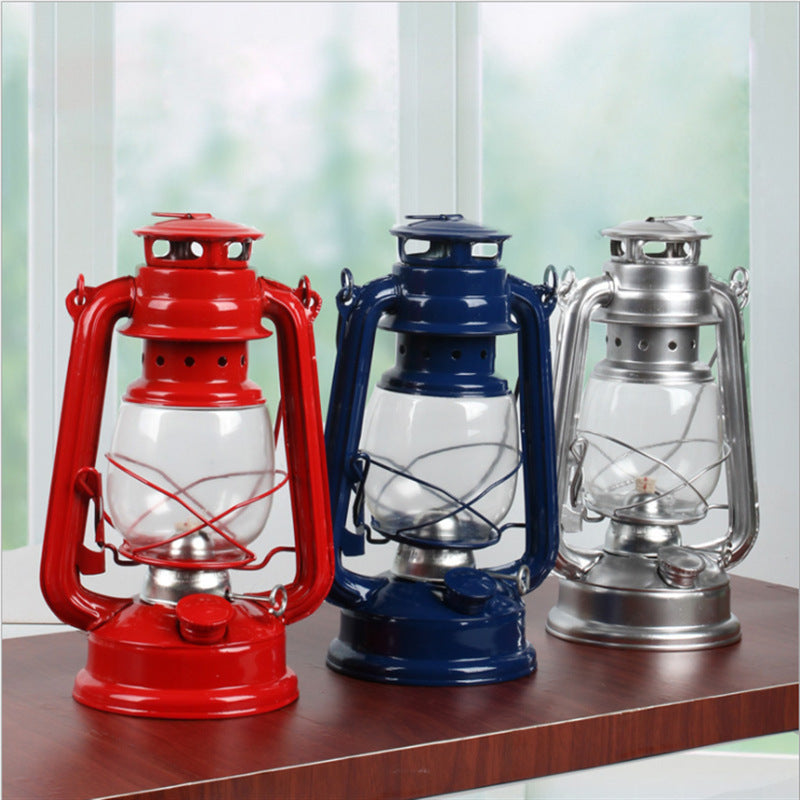 Retro Kerosene Lamp Iron Portable Tent Camping Lantern by Arizona Desert Gear