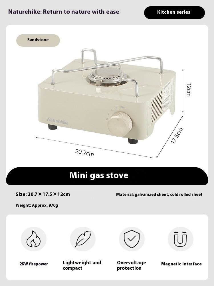Portable Mini Camping Gas Stove by Arizona Desert Gear