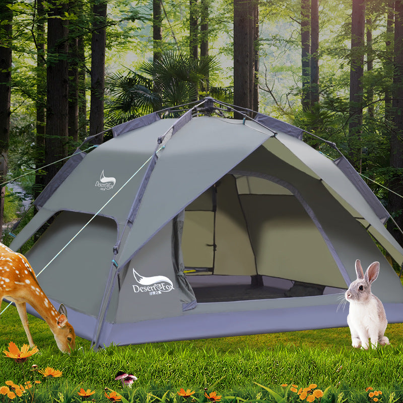 Multi-Person Automatic Outdoor Camping Tent Voice chat ended by Arizona Desert Gear