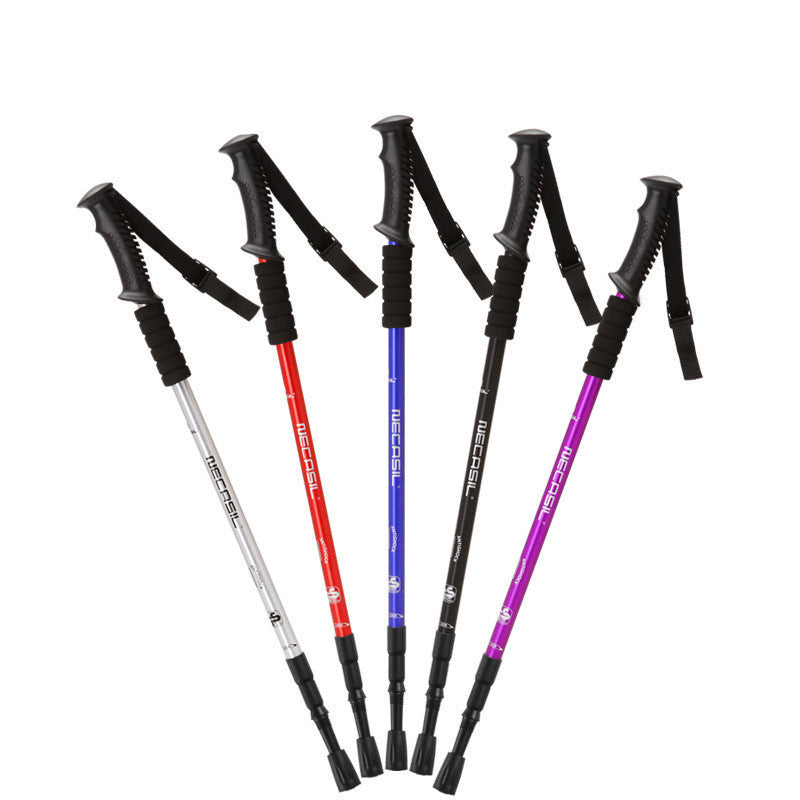 Aluminum Alloy Three-Section Straight Trekking Pole by Arizona Desert Gear