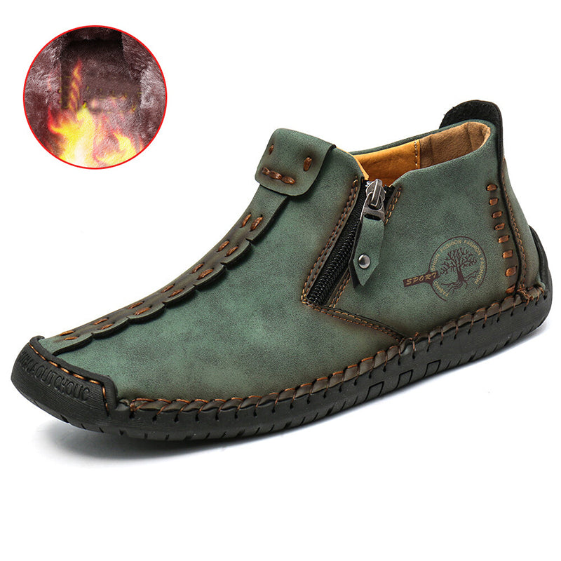 Men Ankle Zipper Hiking Boots Outdoor Shoes by Arizona Desert Gear