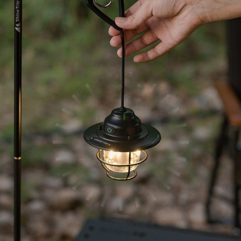 Shanqu Outdoor Camping Lantern Pine Cone Lamp Chandelier by Arizona Desert Gear