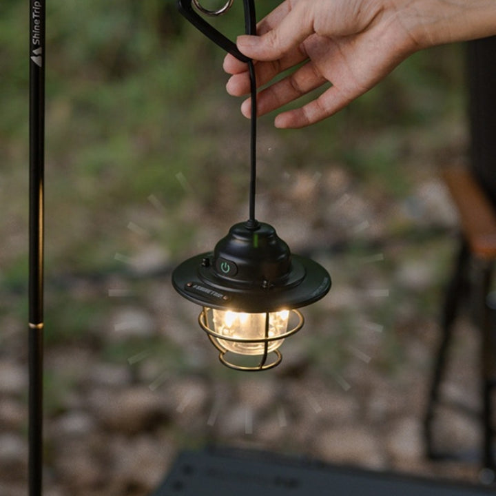 Shanqu Outdoor Camping Lantern Pine Cone Lamp Chandelier by Arizona Desert Gear