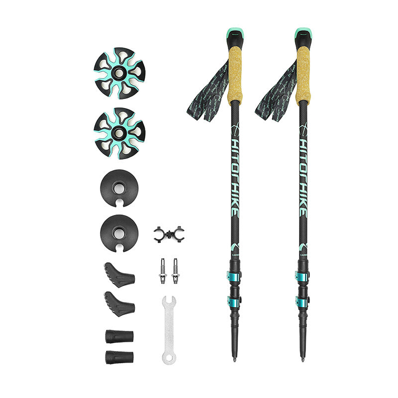 Straight Handle External Lock Trekking Pole Sports Travel by Arizona Desert Gear