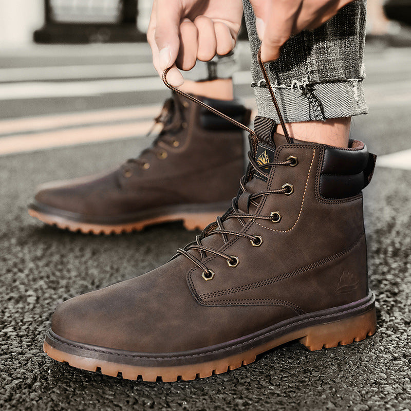 High Top Fashion Hiking Boots Men Outdoor Trend Shoes by Arizona Desert Gear