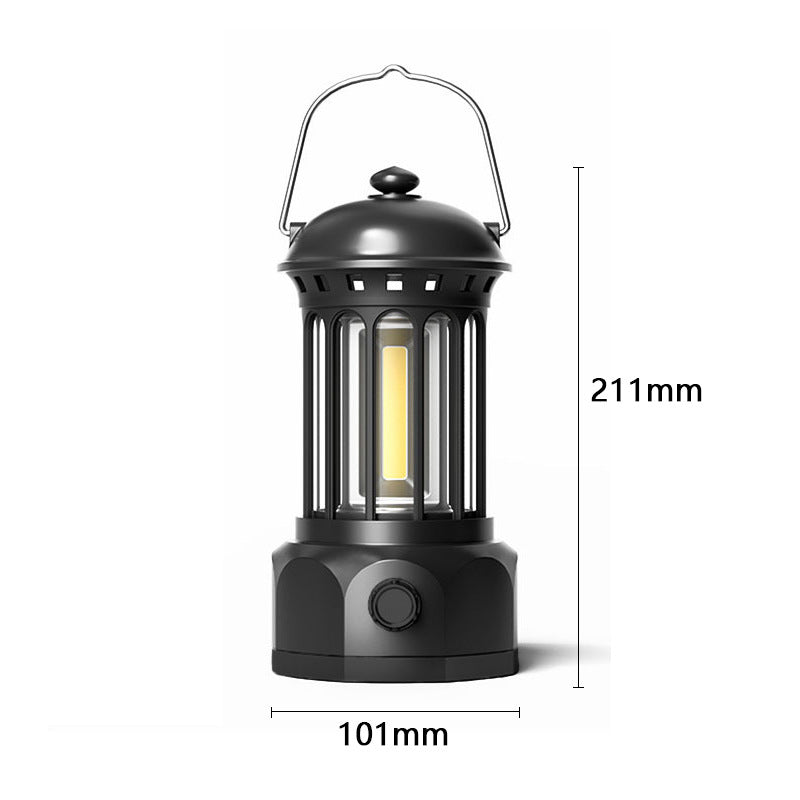 Retro COB Portable Camping Tent Lantern by Arizona Desert Gear