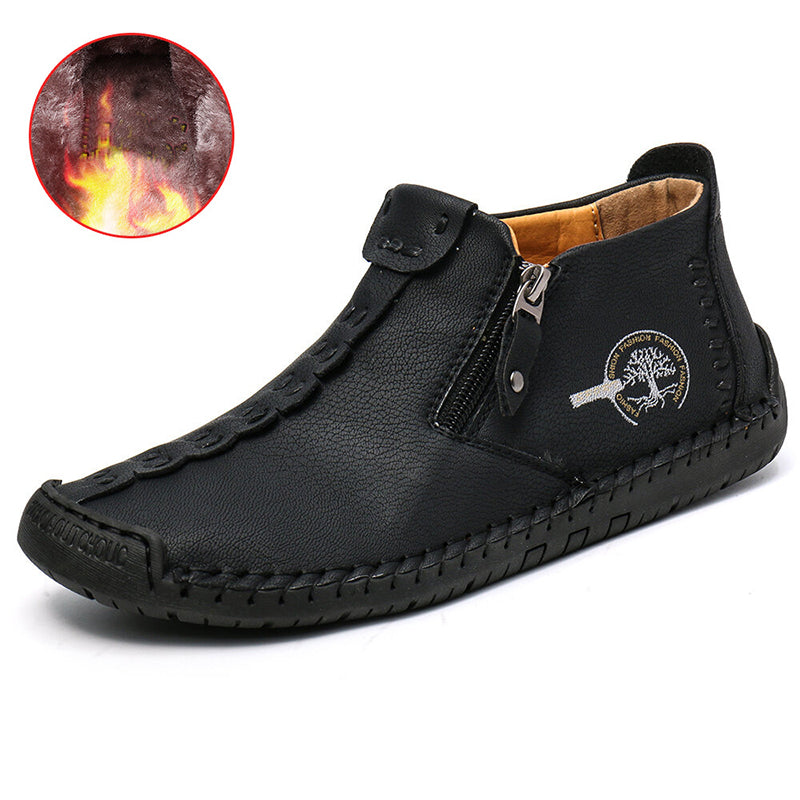 Men Ankle Zipper Hiking Boots Outdoor Shoes by Arizona Desert Gear