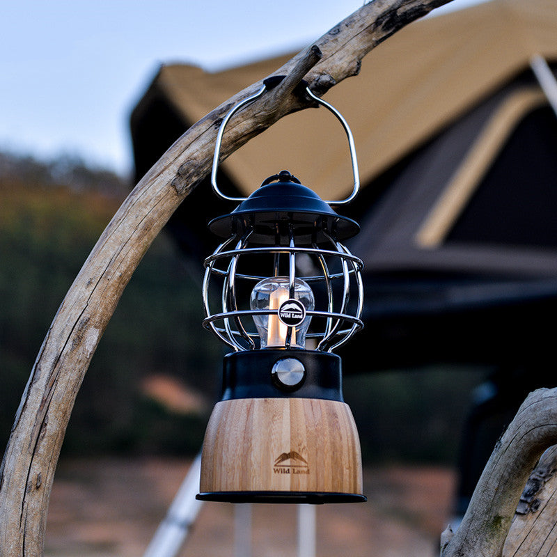 Camping Atmosphere Hanging Tent Light Retro Portable Lantern by Arizona Desert Gear