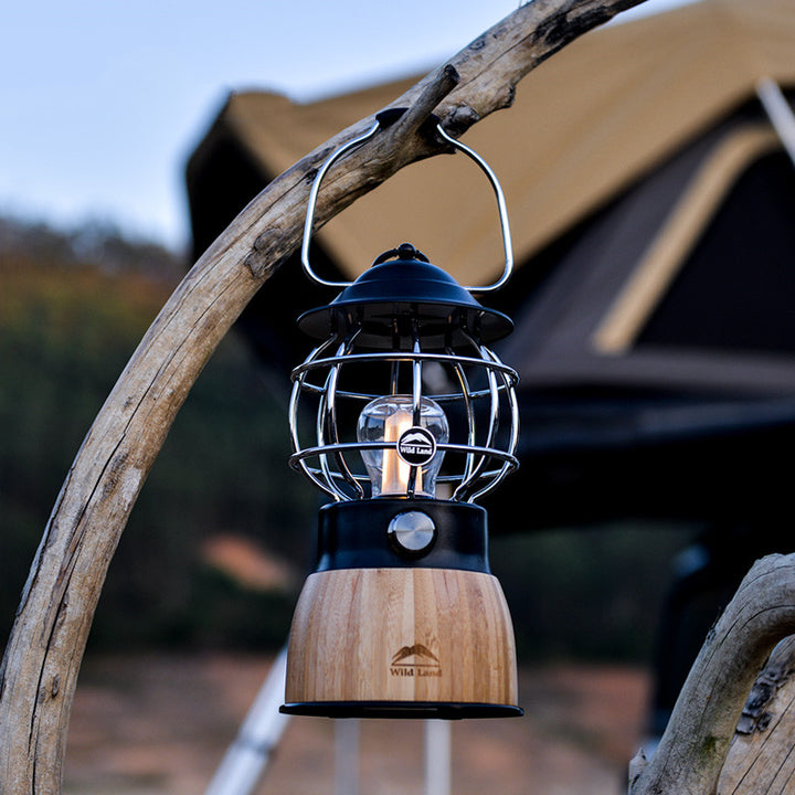 Camping Atmosphere Hanging Tent Light Retro Portable Lantern by Arizona Desert Gear