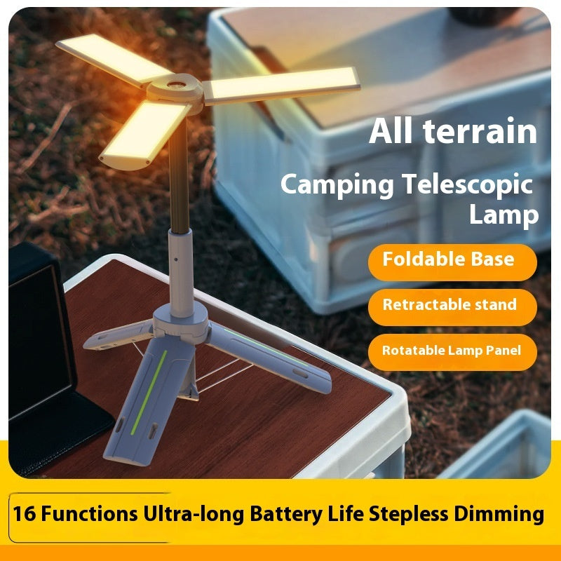 Rechargeable Three-Leaf Camping Lantern by Arizona Desert Gear