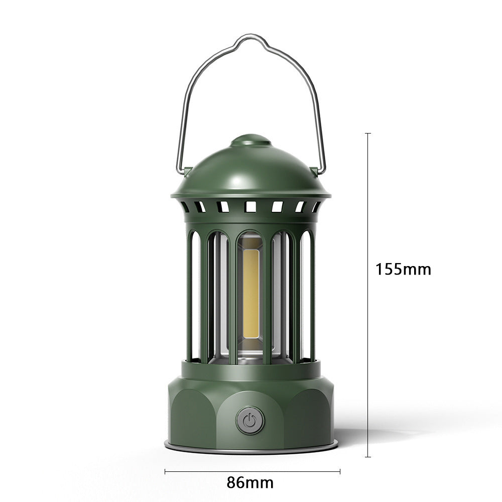 Retro COB Portable Camping Tent Lantern by Arizona Desert Gear