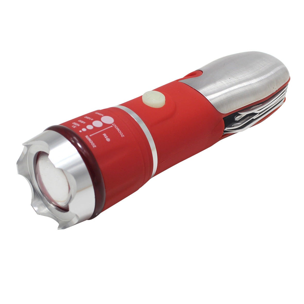 Multifunction LED Camping Flashlight With Safety Hammer by Arizona Desert Gear