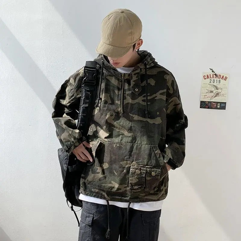 Men's Camouflage Tactical Work Jacket by Arizona Desert Gear