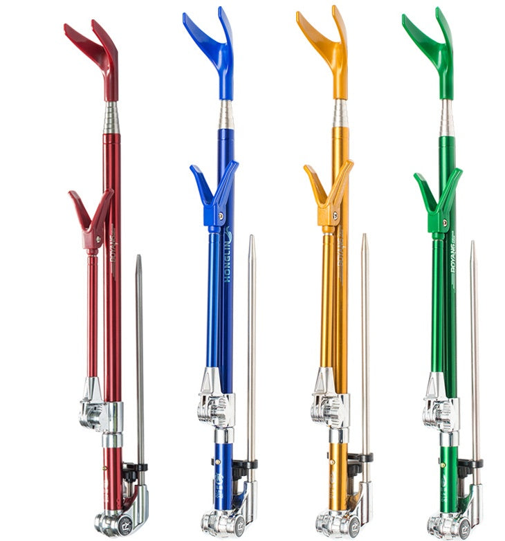 Telescopic Folding Stainless Steel Fishing Rod Holder by Arizona Desert Gear