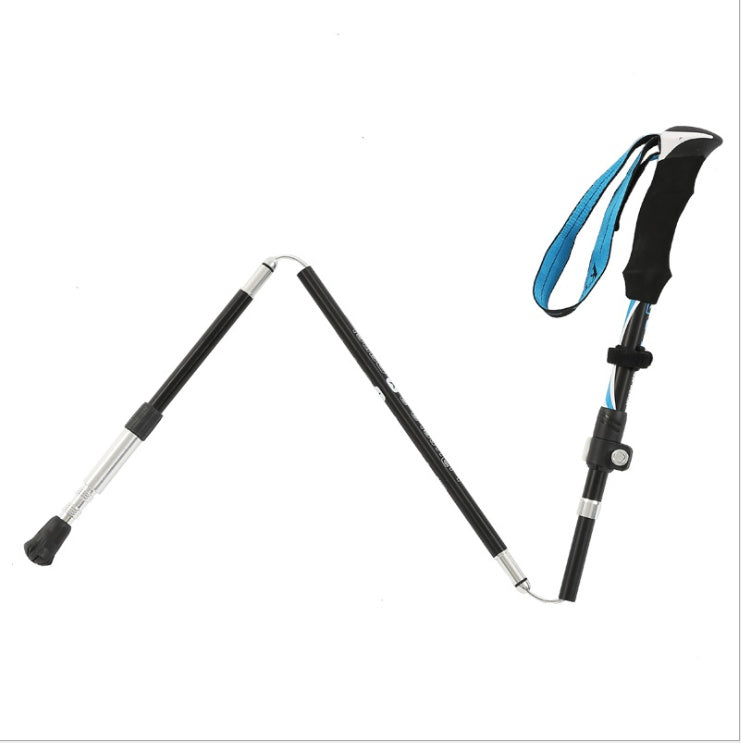 Folding Telescopic Trekking Pole Hiking Stick by Arizona Desert Gear