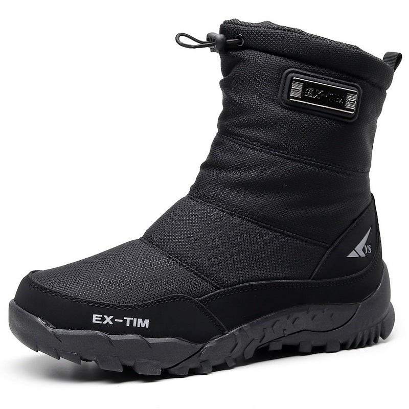 Men's Waterproof Snow Boots Fleece-Lined Short Ski Shoes by Arizona Desert Gear
