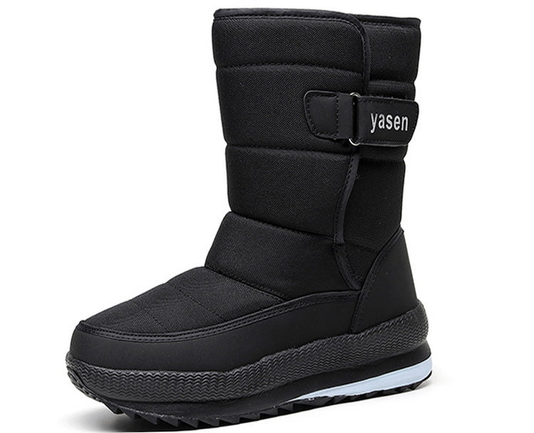 Men's Waterproof Snow Boots Fleece-Lined Short Ski Shoes by Arizona Desert Gear