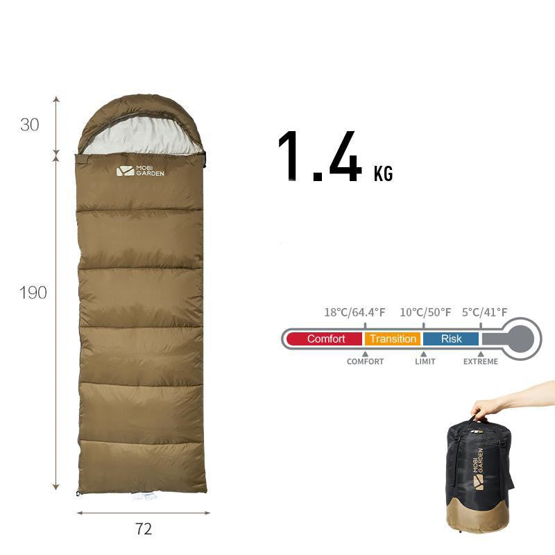 Thickened Winter Mummy Camping Sleeping Bag by Arizona Desert Gear