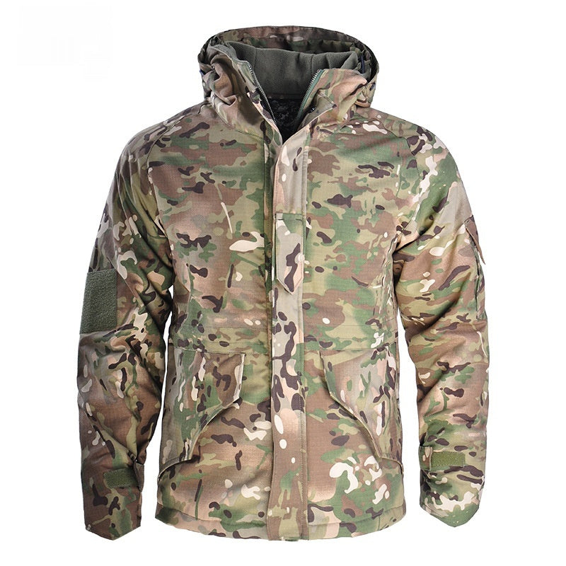 Men's Windproof Camouflage Tactical Fleece Jacket by Arizona Desert Gear