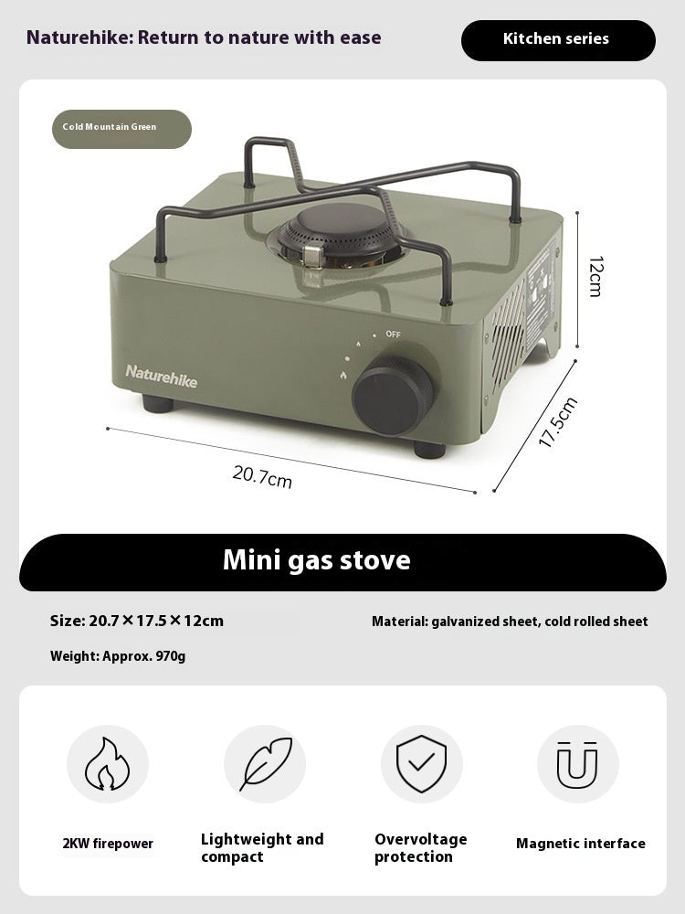 Portable Mini Camping Gas Stove by Arizona Desert Gear