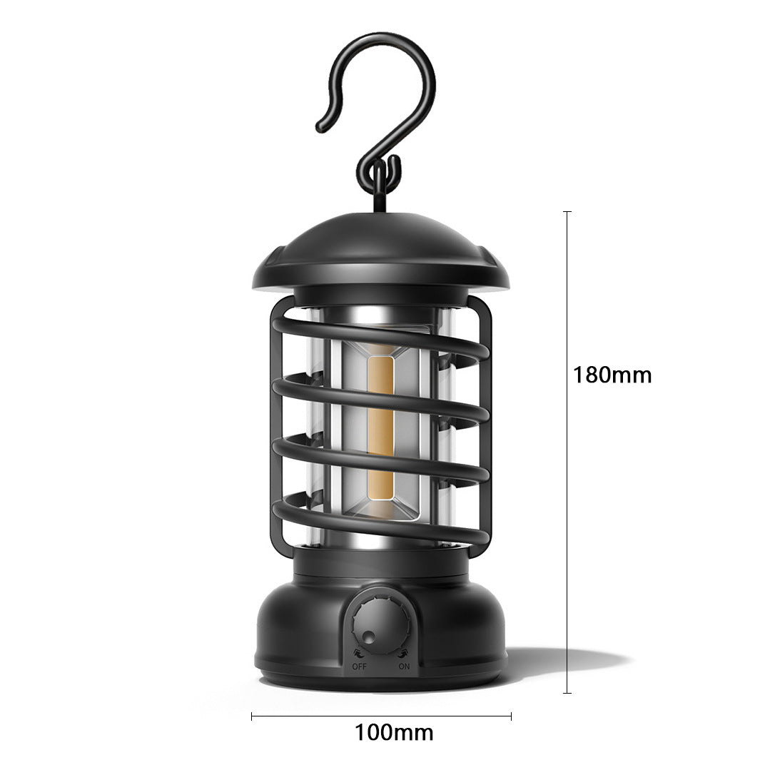 Retro COB Portable Camping Tent Lantern by Arizona Desert Gear