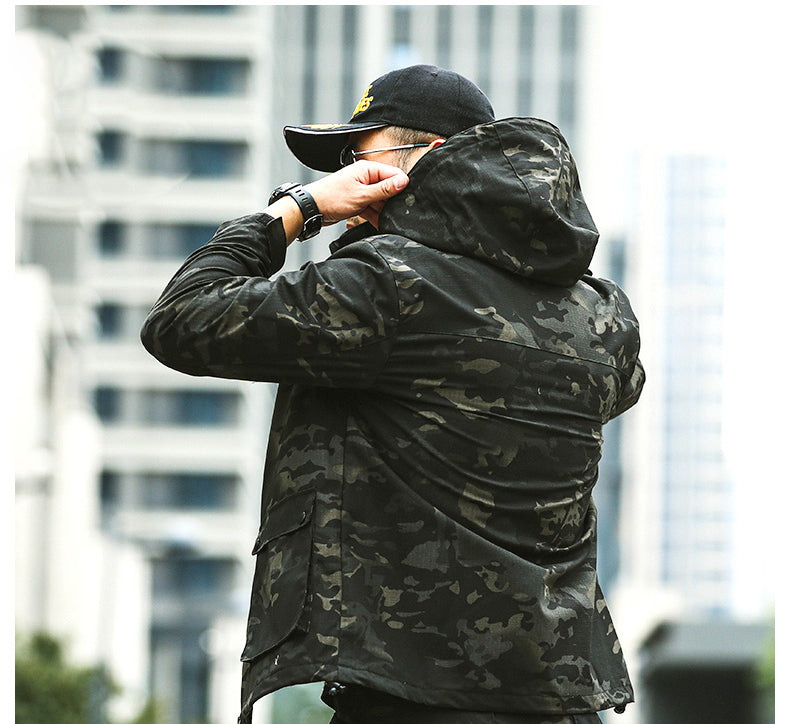 Fashion Simple Men's Camouflage Outdoor Jacket by Arizona Desert Gear