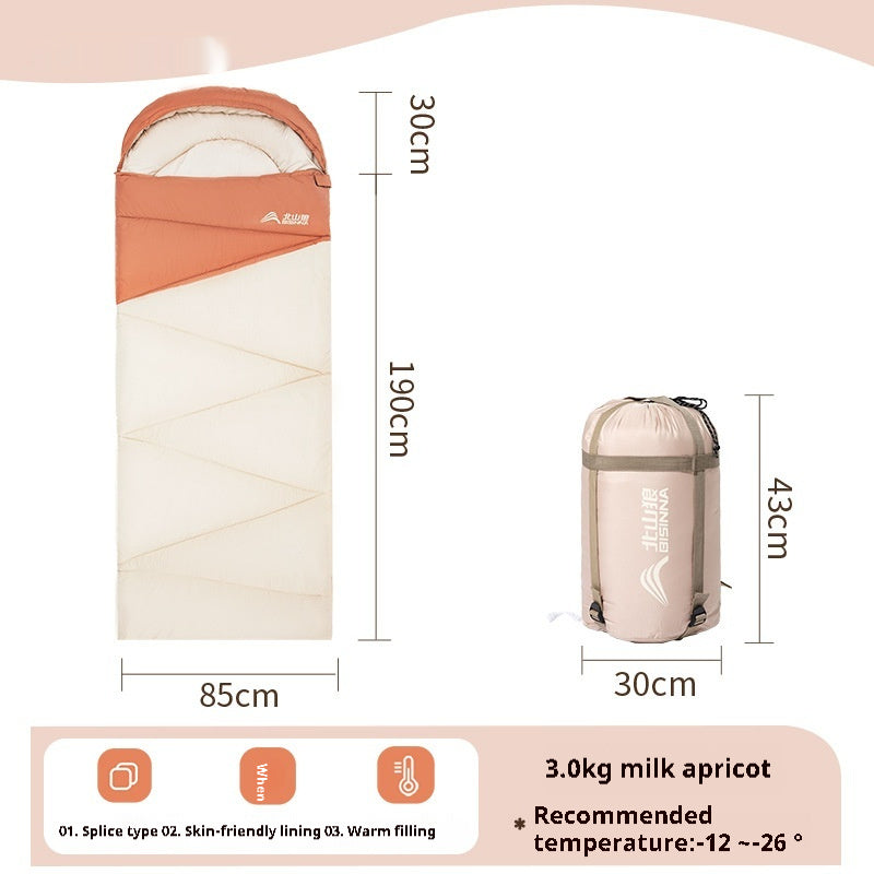 Thickened Cold Protection Warm Camping Sleeping Bag by Arizona Desert Gear