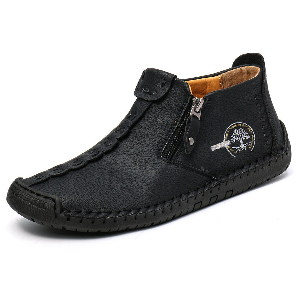 Men Ankle Zipper Hiking Boots Outdoor Shoes by Arizona Desert Gear