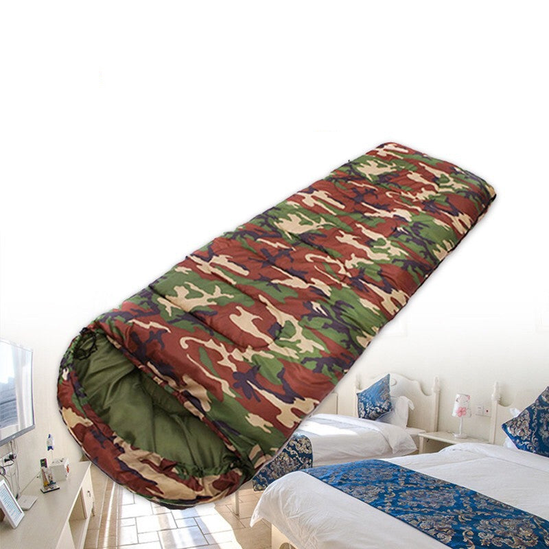 Camouflage Emergency Camping Sleeping Bag by Arizona Desert Gear