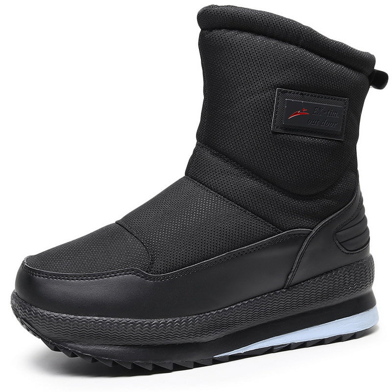 Men's Waterproof Snow Boots Fleece-Lined Short Ski Shoes by Arizona Desert Gear