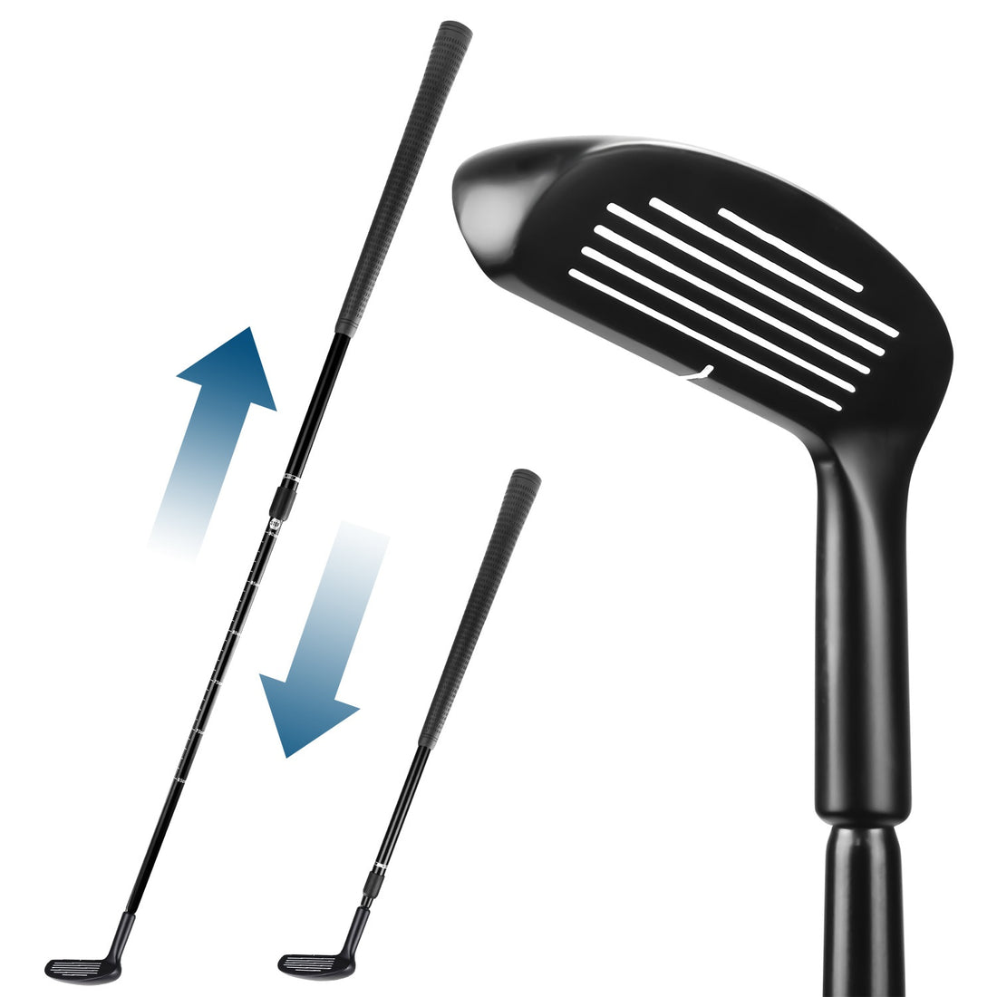 Double-Sided Zinc Alloy Telescopic Golf Club by Arizona Desert Gear