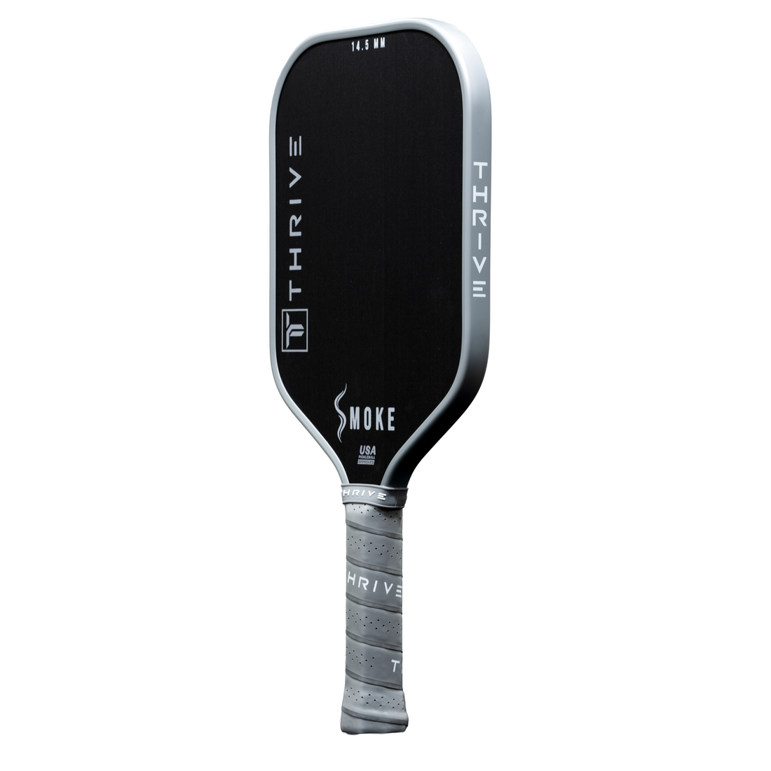 SMOKE 14.5 MM (POWER SERIES) Includes head cover, lead weights, paddle eraser, key chain, sticker, and weight card. (RECOMMENDED SWING WEIGHT *120*) by Thrive Pickleball