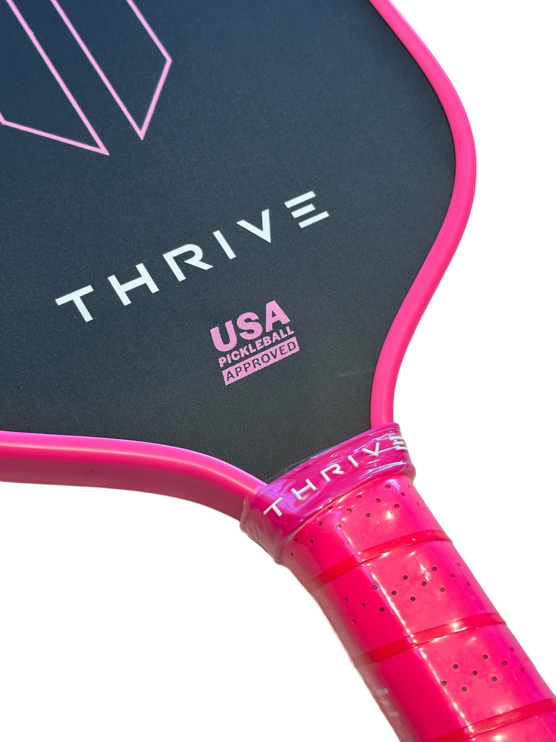 THREAT 16 (PINK) Includes custom weight card, paddle cover, paddle eraser, and lead weights. by Thrive Pickleball