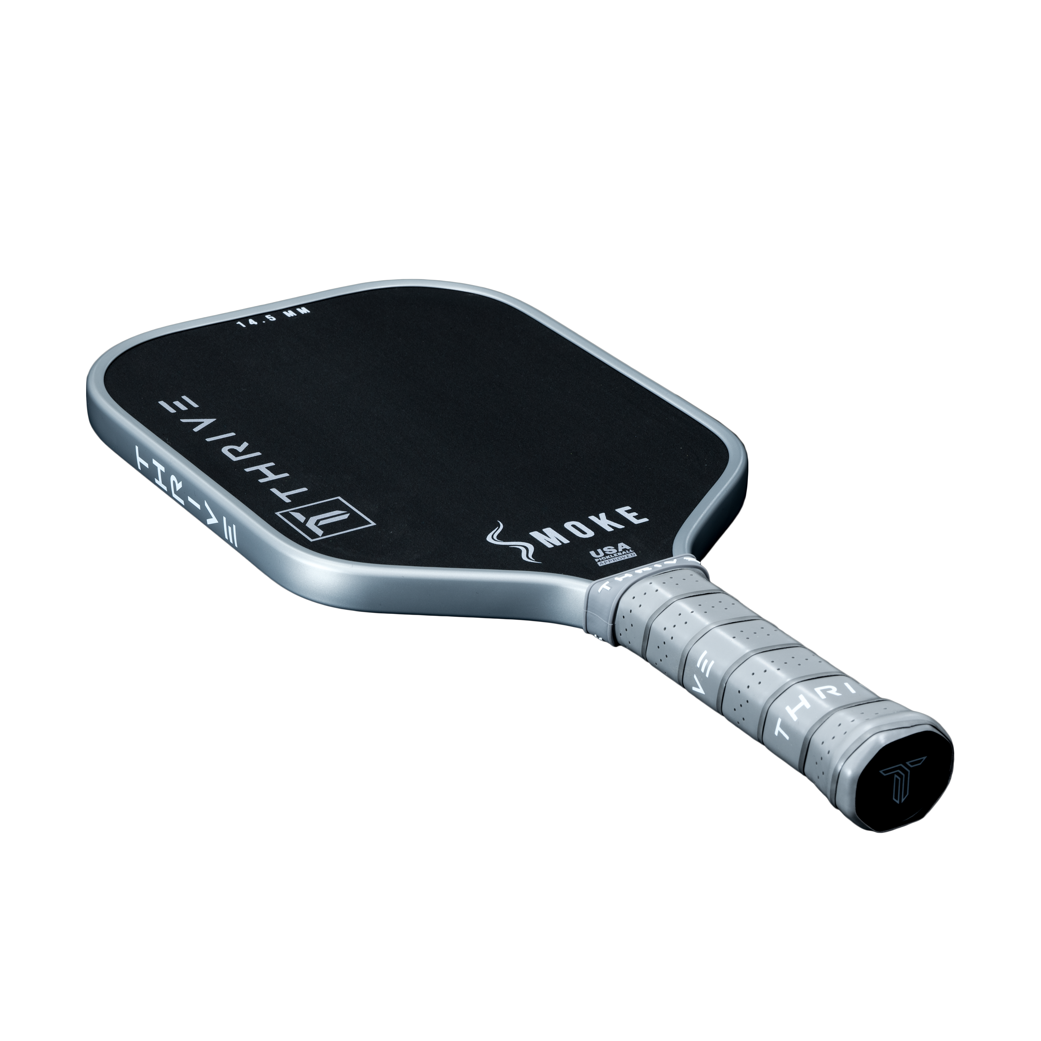 SMOKE 14.5 MM (POWER SERIES) Includes head cover, lead weights, paddle eraser, key chain, sticker, and weight card. (RECOMMENDED SWING WEIGHT *120*) by Thrive Pickleball