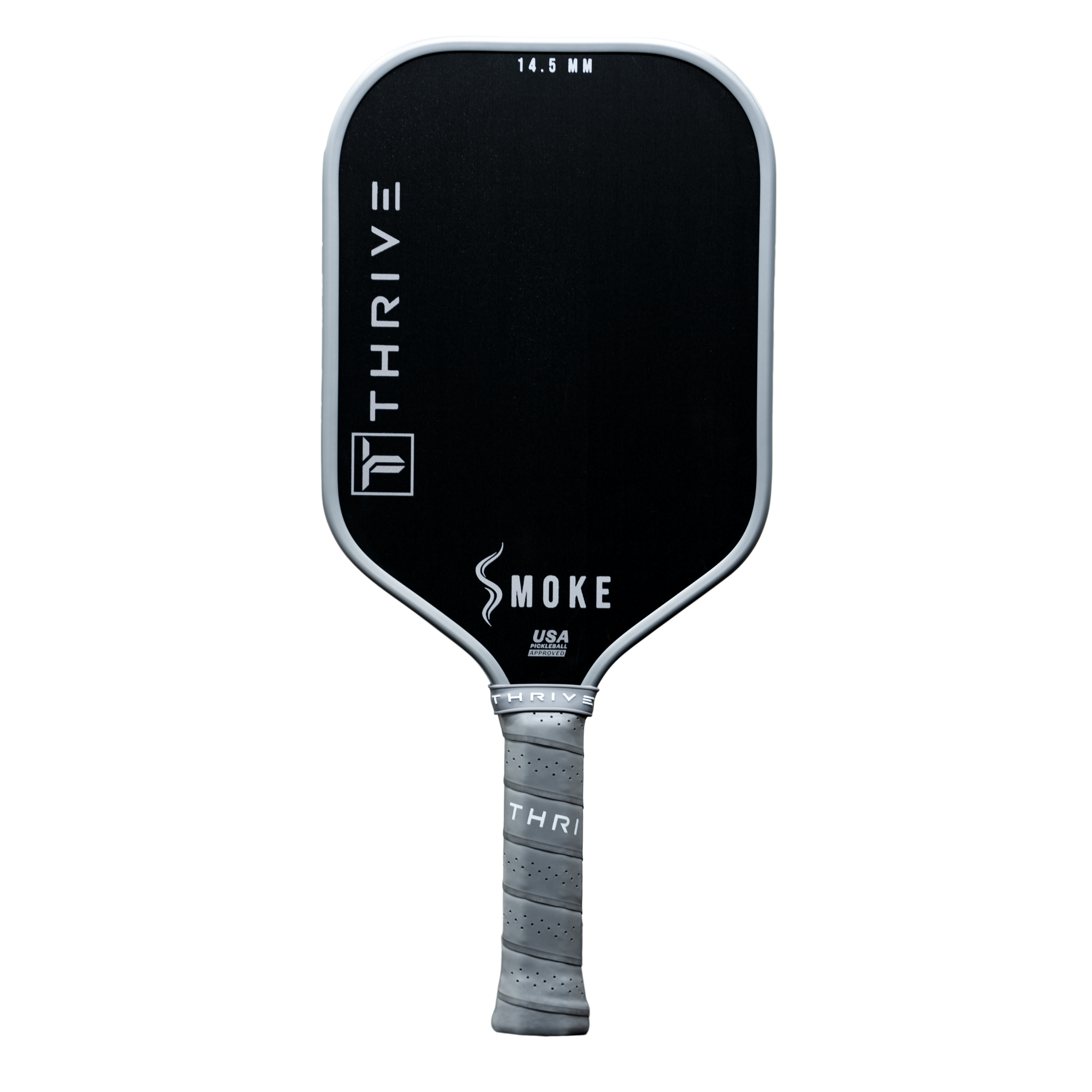 SMOKE 14.5 MM (POWER SERIES) Includes head cover, lead weights, paddle eraser, key chain, sticker, and weight card. (RECOMMENDED SWING WEIGHT *120*) by Thrive Pickleball