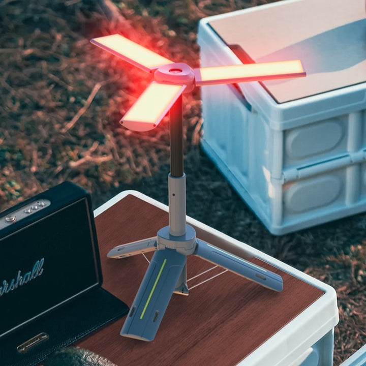 Rechargeable Three-Leaf Camping Lantern by Arizona Desert Gear