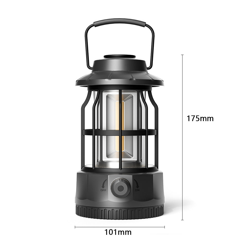 Retro COB Portable Camping Tent Lantern by Arizona Desert Gear