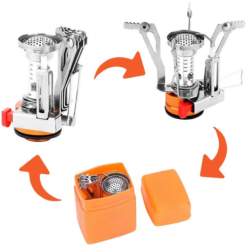 Integrated Camping Cooking Stove Cookware by Arizona Desert Gear