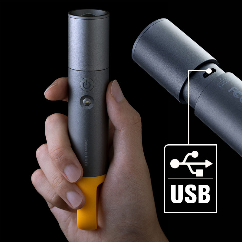 High Lumen Zoom Flashlight For Outdoor Camping by Arizona Desert Gear