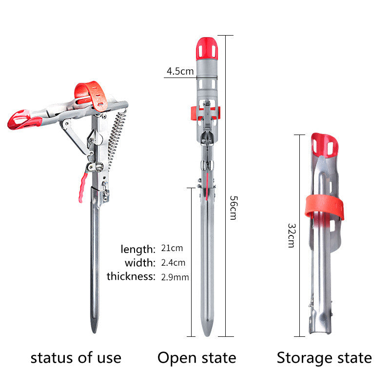 Anti-Rust Steel Fishing Rod Holder Bracket Tackle Stand by Arizona Desert Gear