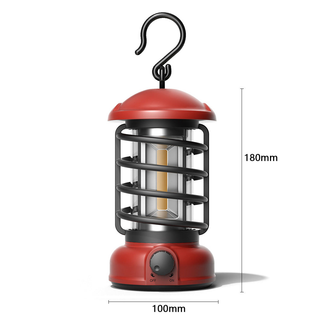 Retro COB Portable Camping Tent Lantern by Arizona Desert Gear