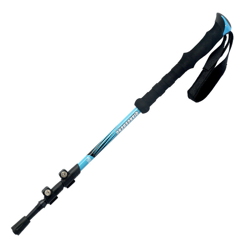 Telescopic Straight Handle External Lock Trekking Pole by Arizona Desert Gear
