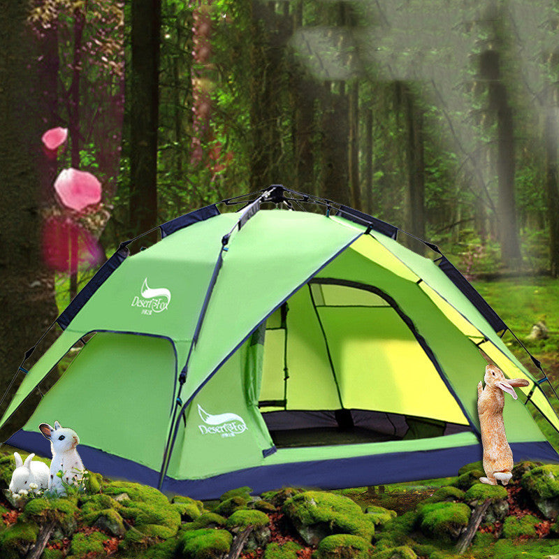 Multi-Person Automatic Outdoor Camping Tent Voice chat ended by Arizona Desert Gear